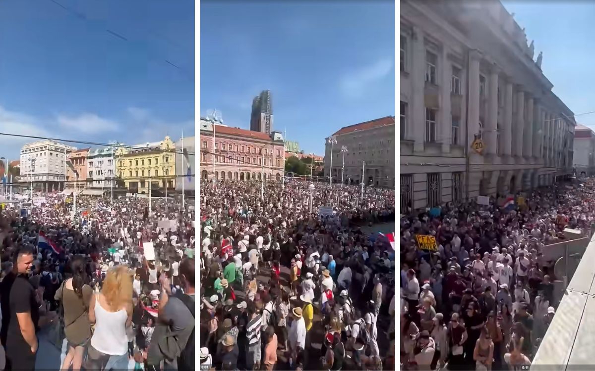 VIDEO Organizatori prosvjeda objavili snimku: "Koliko nas je bilo? SVI"