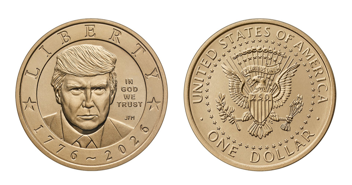 Trump će biti na kovanici od jednog dolara. Pogledajte