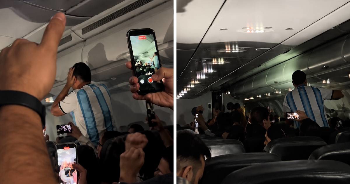VIDEO Pilot prevario pun avion argentinskih navijača da su osvojili SP, dobio kritike