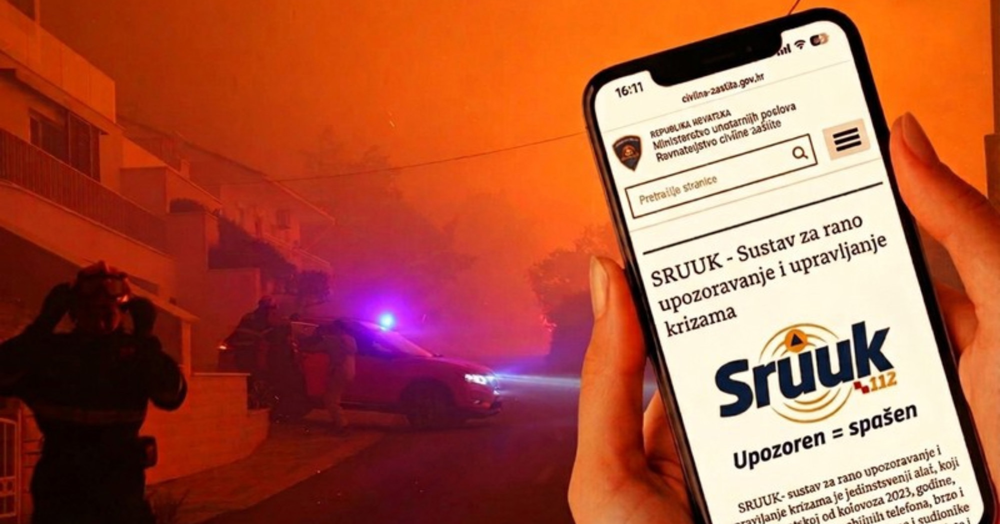 Omiš gori, a sustav šuti da "ne širi paniku". Vani porukama doslovno spašavaju živote