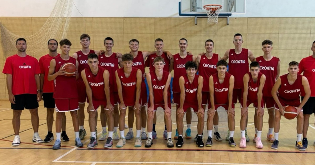 Hrvatski kadeti deklasirali Ukrajinu 56 razlike na košarkaškom EP-u B divizije