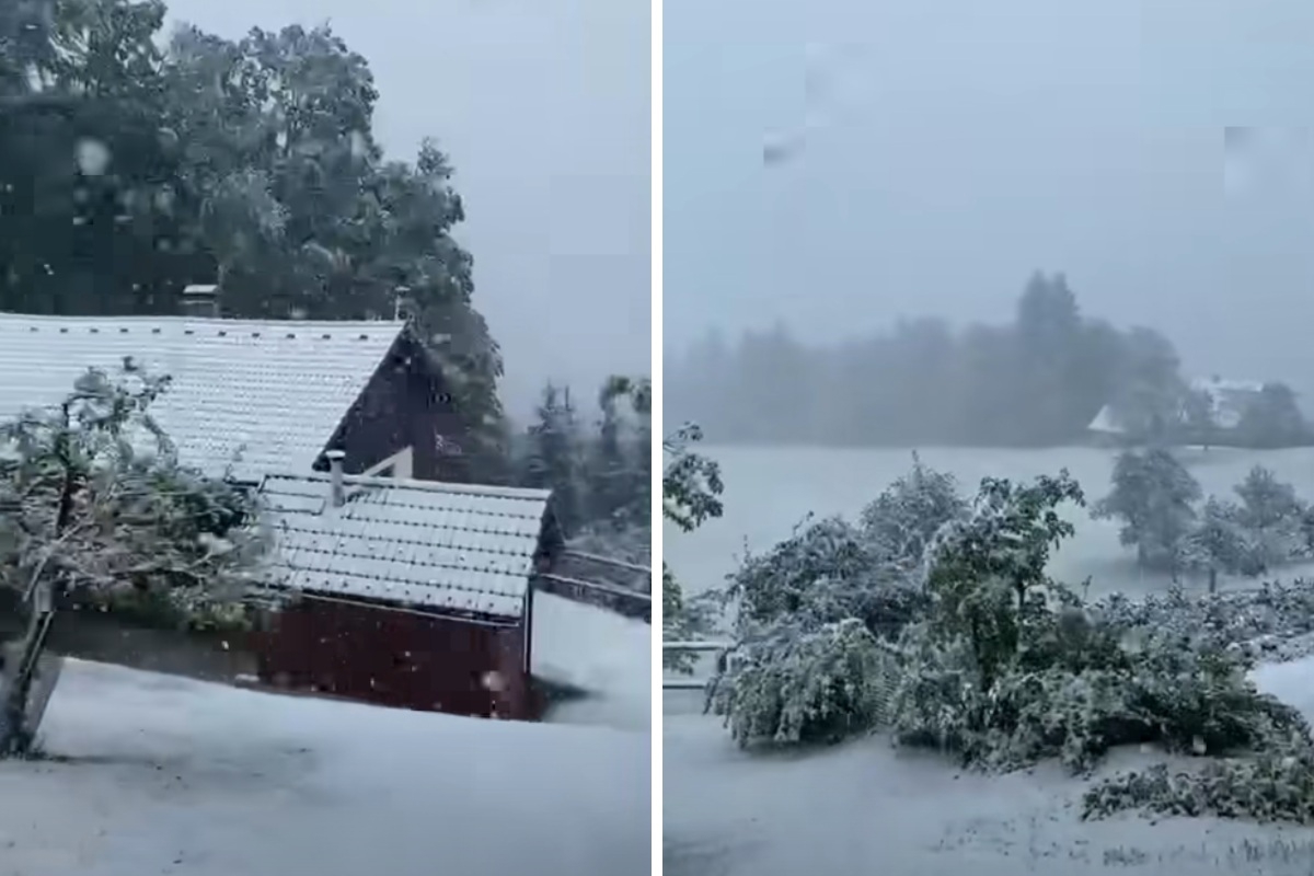 VIDEO Ovo je danas snimljeno u Sloveniji
