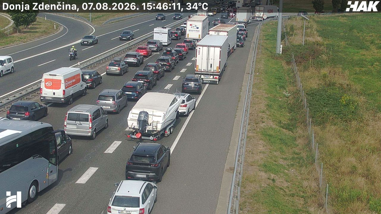 Nesreća na A1 kod Zagreba, prekinut promet, sletio helikopter. Ogromna je kolona