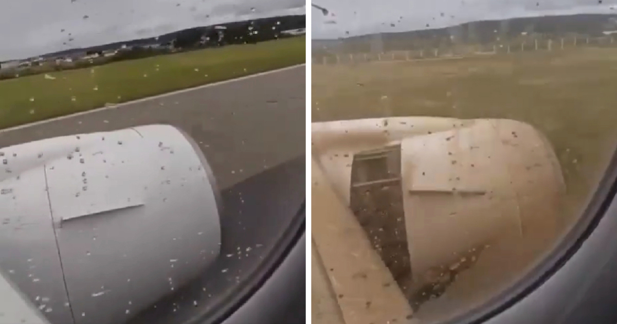 Objavljena snimka iz aviona Croatia Airlinesa koji je izletio s piste u Splitu