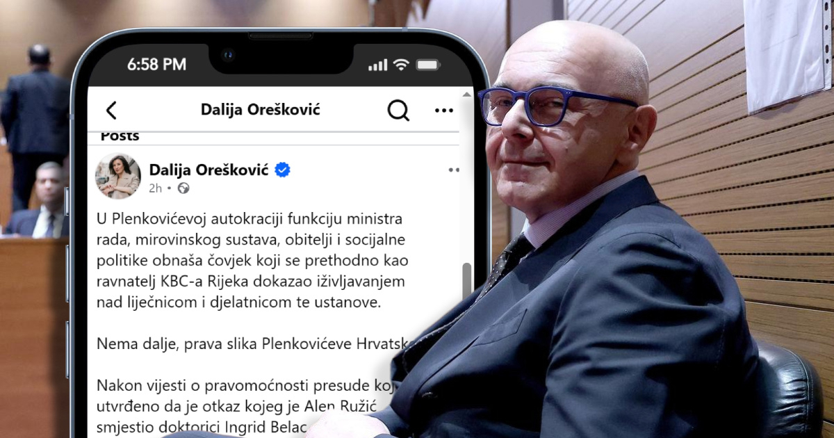 Orešković: Ružić je HDZ-ov nasilnik na čelu institucije u Plenkovićevoj autokraciji