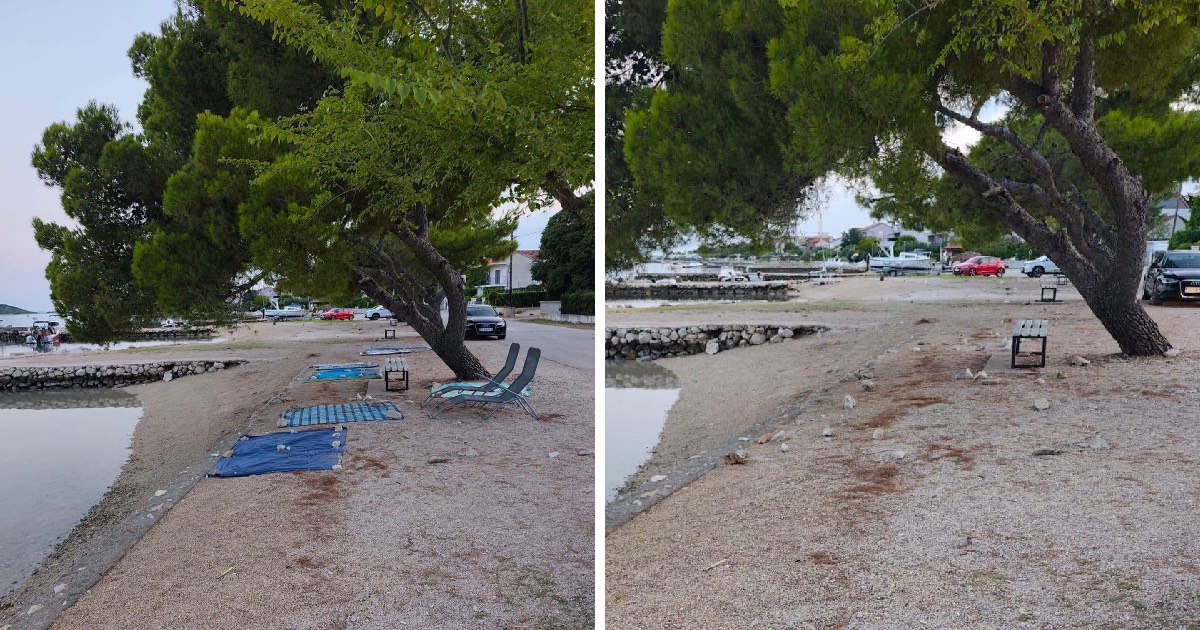 Netko je opet "rezervirao" plažu ručnicima u Sv. Filipu i Jakovu. Zeznuo se