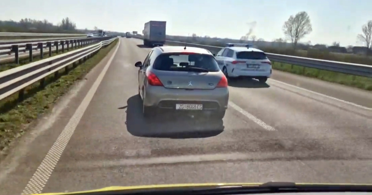 VIDEO Na autocesti se ne miče Hitnoj sa sirenom, snimljen je
