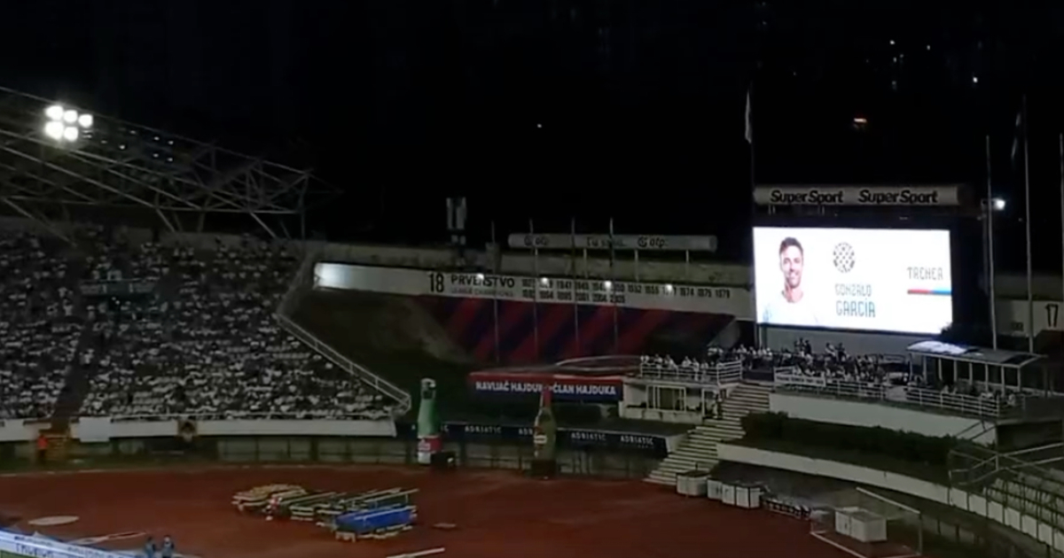 VIDEO Navijači Hajduka izviždali Garciju pred utakmicu s Pafosom