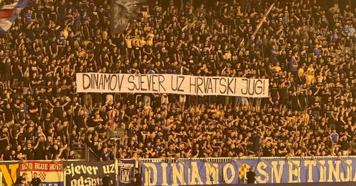Boysi podigli transparent nakon požara u Dalmaciji: Dinamov sjever uz hrvatski jug