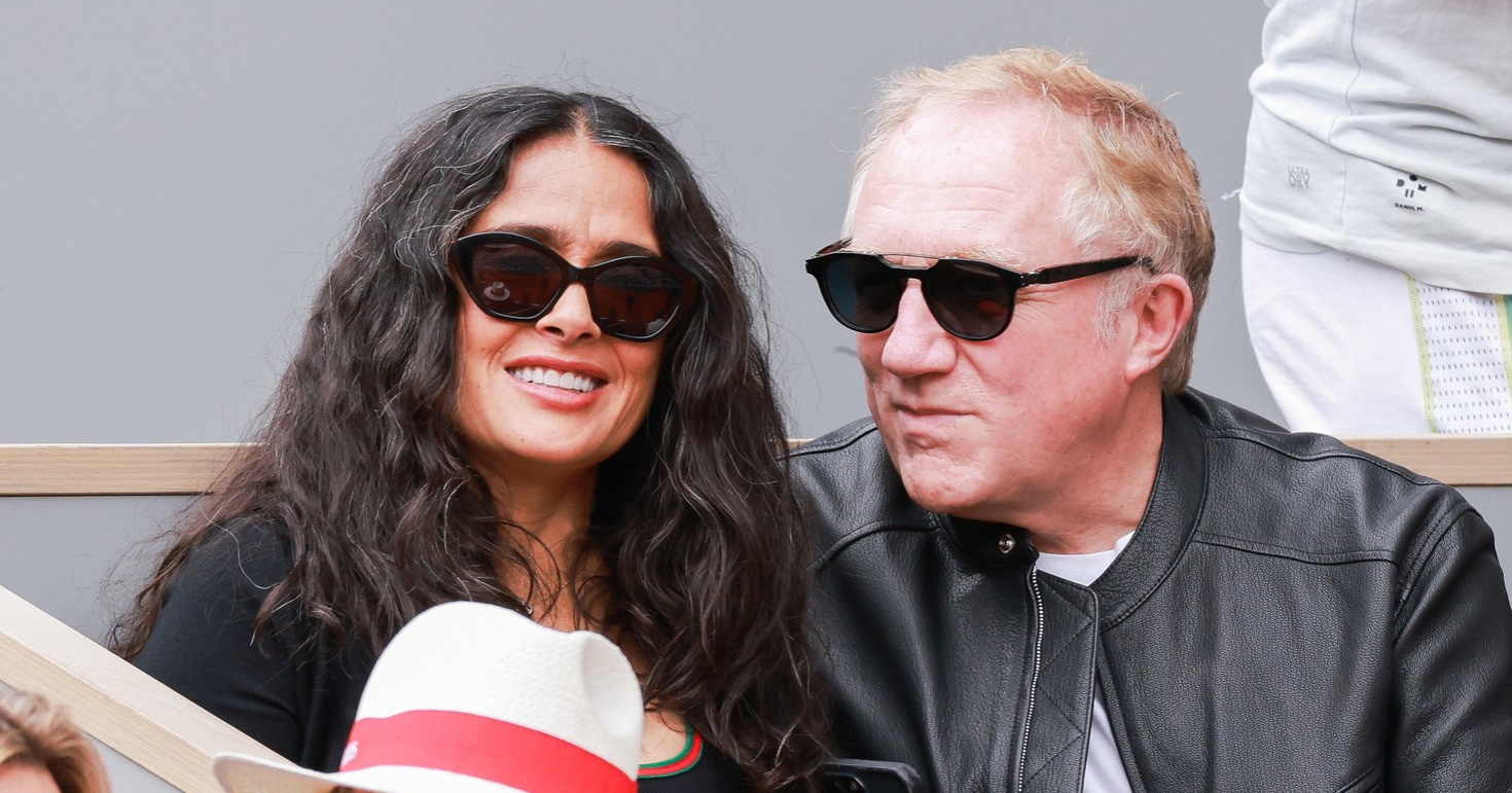 Salma Hayek privukla pažnju sa suprugom na Roland Garrosu