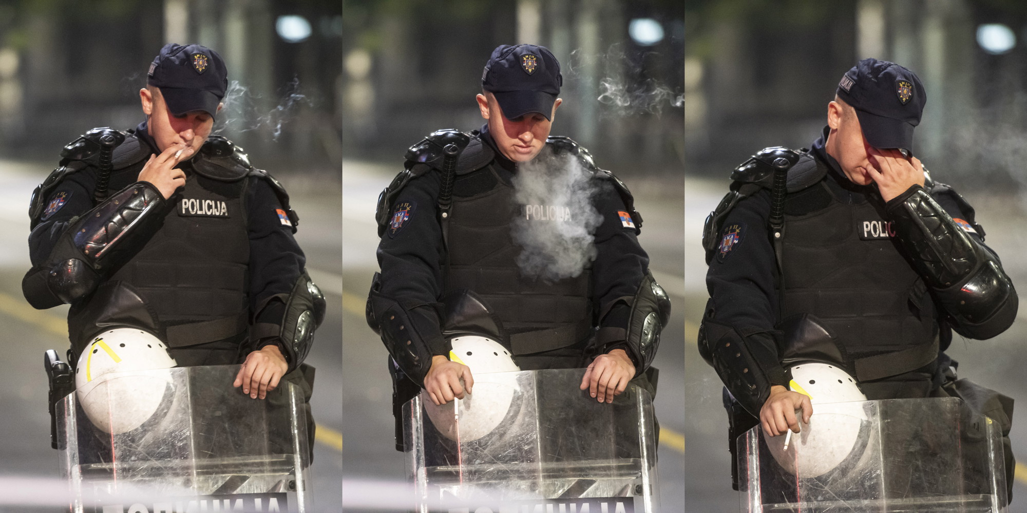 FOTO Pogledajte lica policajaca večeras kod Ćacilenda