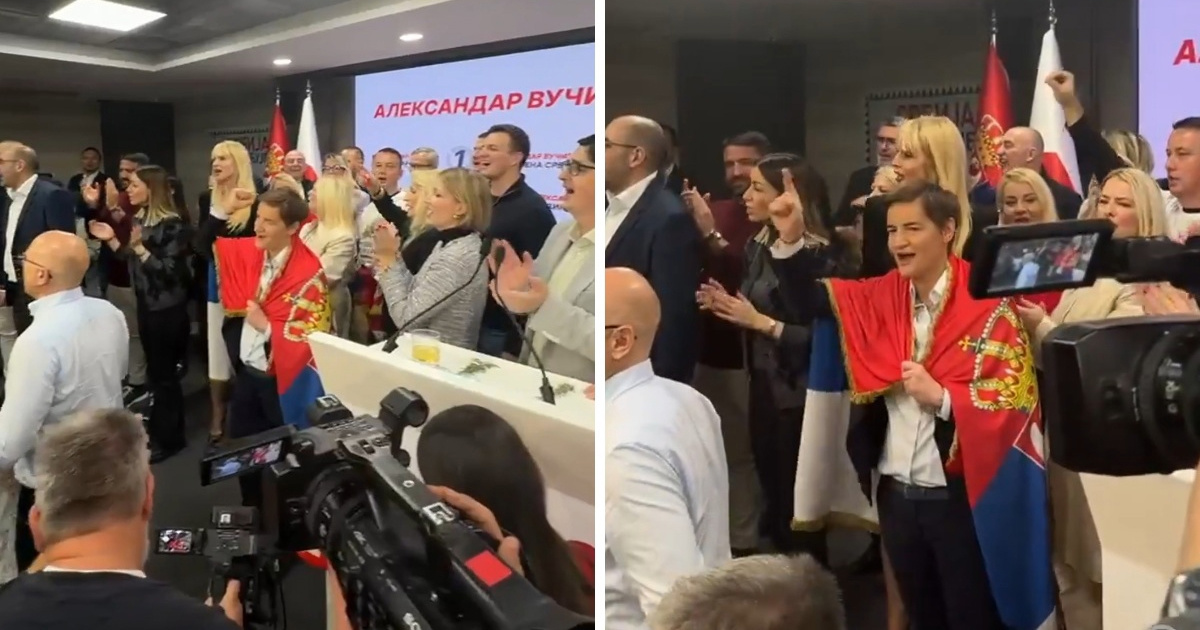 VIDEO U Vučićevu stožeru nakon poraza pjevali pjesmu kojom se slavi Mladić