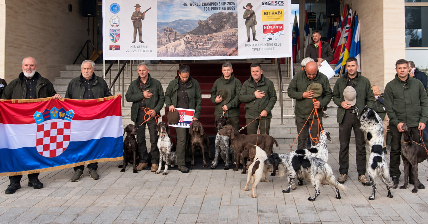 Hrvatski kinolozi osvojili pet zlata na Svjetskom prvenstvu pasa ptičara u Nišu
