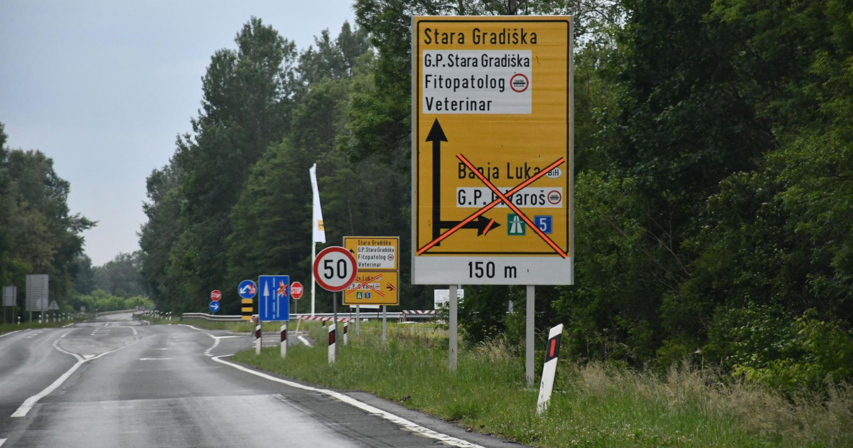 Svađa u BiH jer je otvoren novi granični prijelaz Gradiška nakon urušavanja mosta