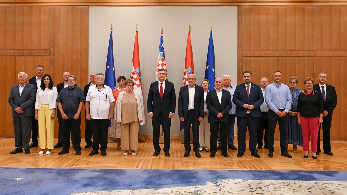 Milanović primio antifašiste iz Koprivničko-križevačke županije