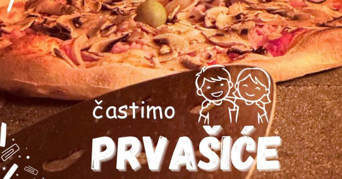 Varaždinski restoran časti prvašiće pizzom na prvi dan škole