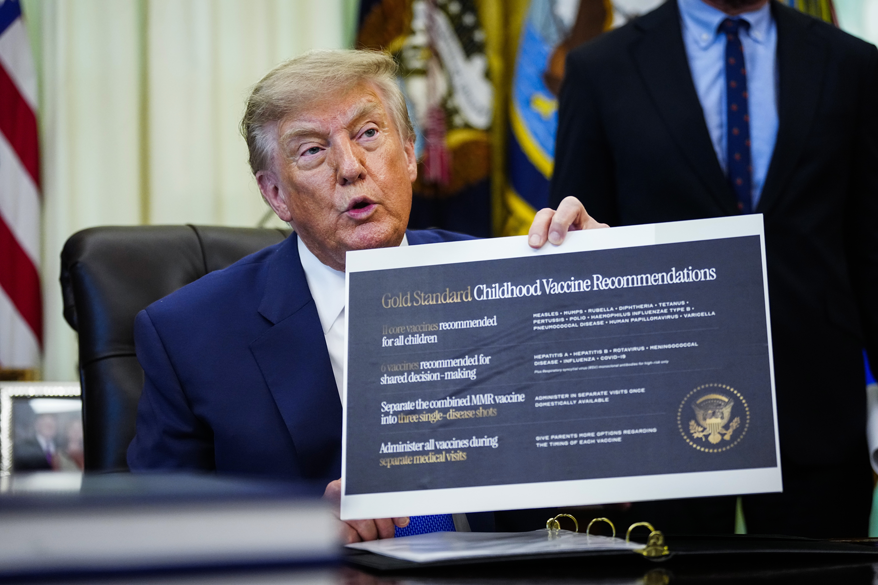 Trump potpisao uredbu kojom se smanjuje broj preporučenih cjepiva za djecu