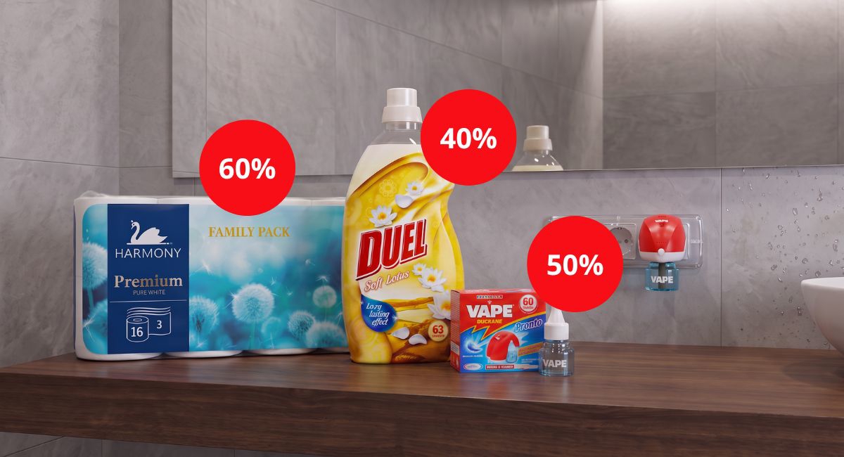 Popusti na stvari koje uvijek trebaju prelaze 50%