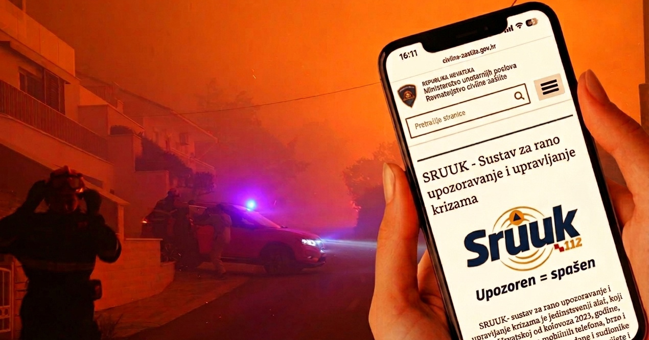 Ljudi evakuirani zbog požara kod Omiša. Čitatelji pitaju zašto nije aktiviran SRUUK