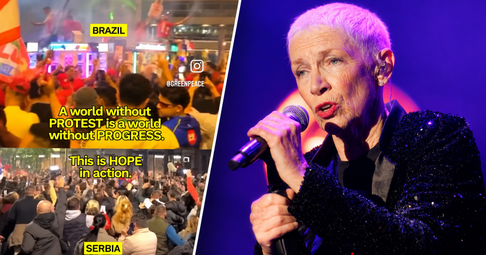 "Narod Srbije je rekao svoje": Annie Lennox objavila snimke slavlja u Beogradu
