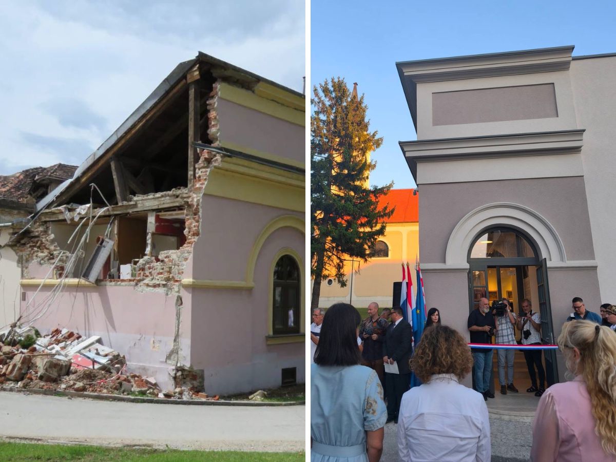 U Petrinji otvorena obnovljena galerija šest godina nakon potresa