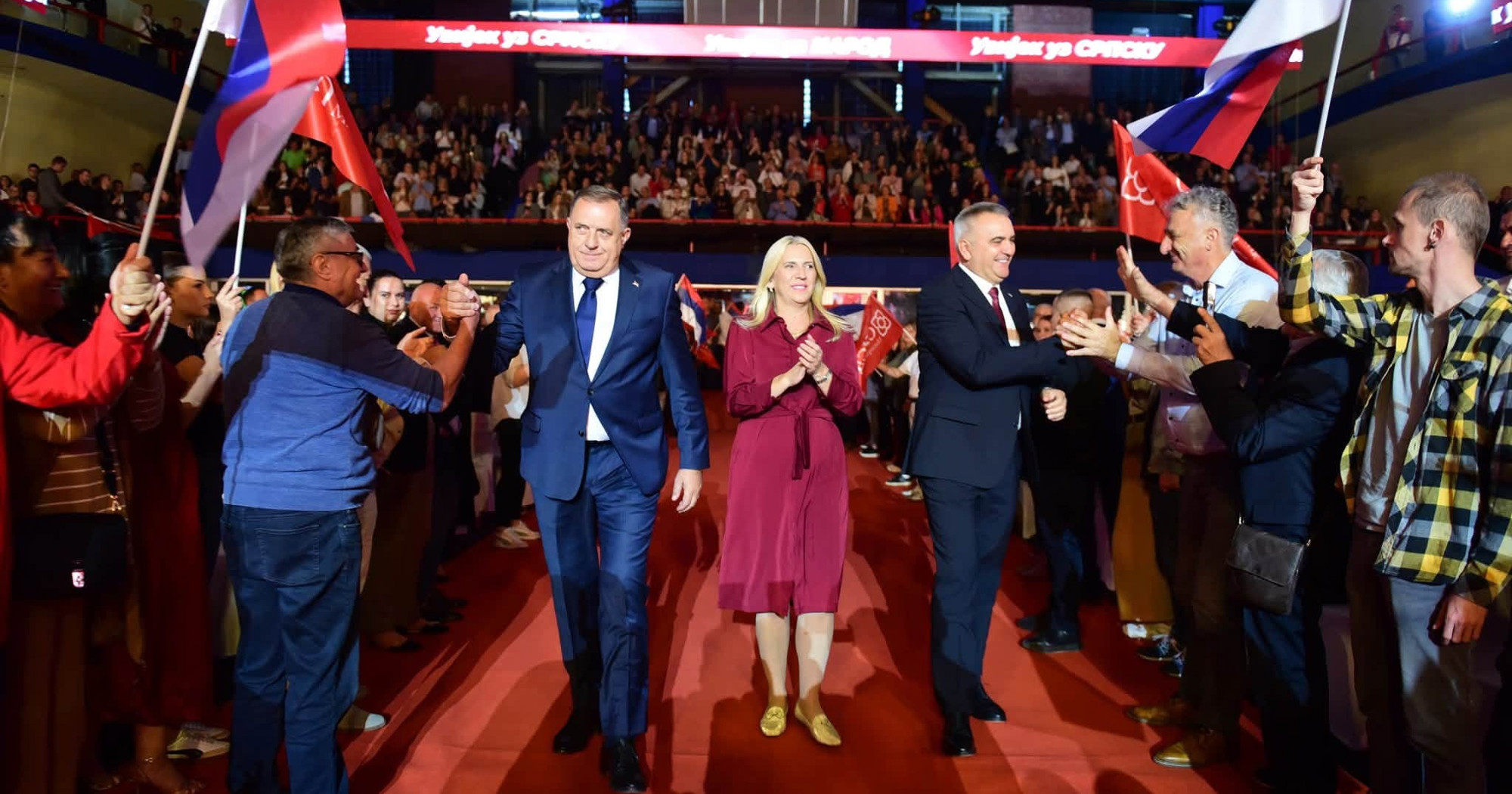 Trumpovi suradnici bili na predizbornom skupu Dodikova SNSD-a u Banjoj Luci