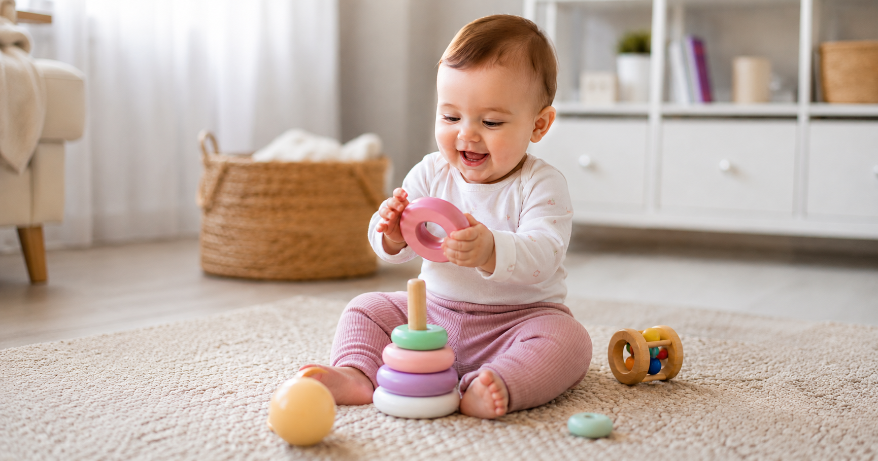 Kada bebe počinju sjediti i treba li ih roditelj posjedati?