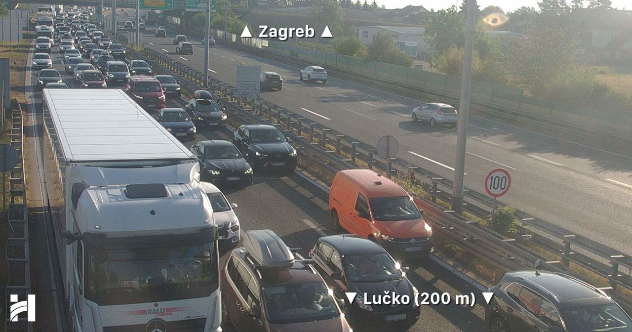 Gužve na autocestama prema moru, na A1 kolona oko tri kilometra