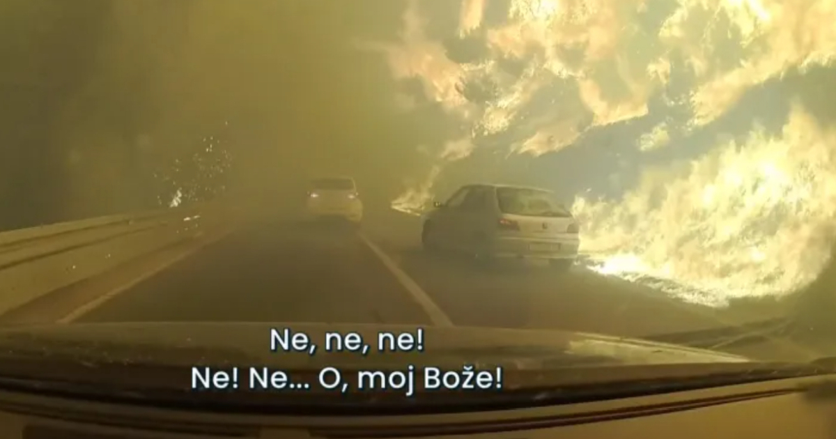"Ne, ne... O moj Bože": Mađarska obitelj bježala autom kroz vatru u Omišu