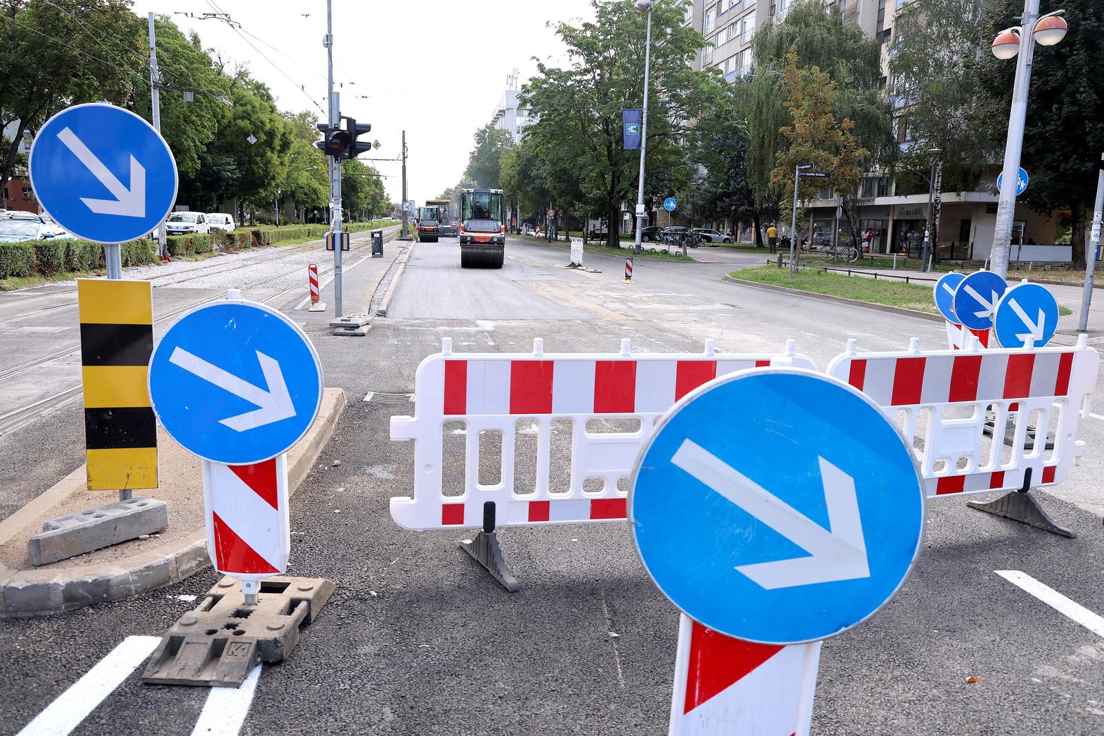 VIDEO Završava se asfaltiranje Vukovarske u Zagrebu