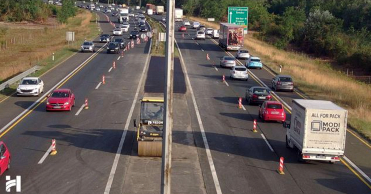 Kilometarska kolona na autocesti pred Zagrebom