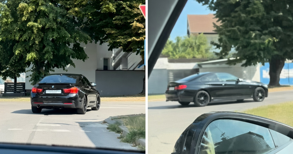 Mladić BMW-om driftao kod škole u Osijeku. Policija ga pronašla i skinula mu tablice