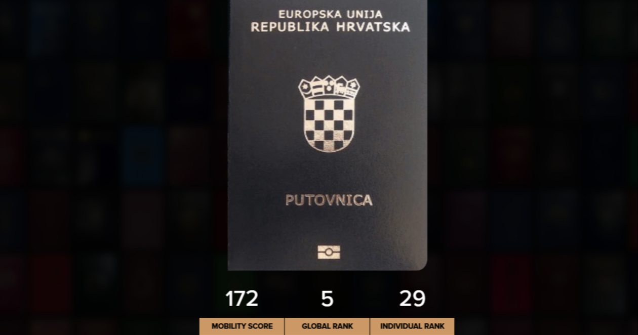 Hrvatska putovnica je među najmoćnijima na svijetu