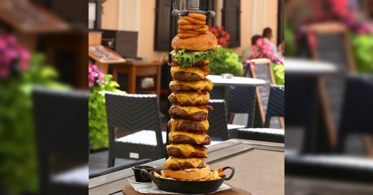 Burger od 150 eura možete dobiti besplatno, ali morate ga pojesti za 30 minuta