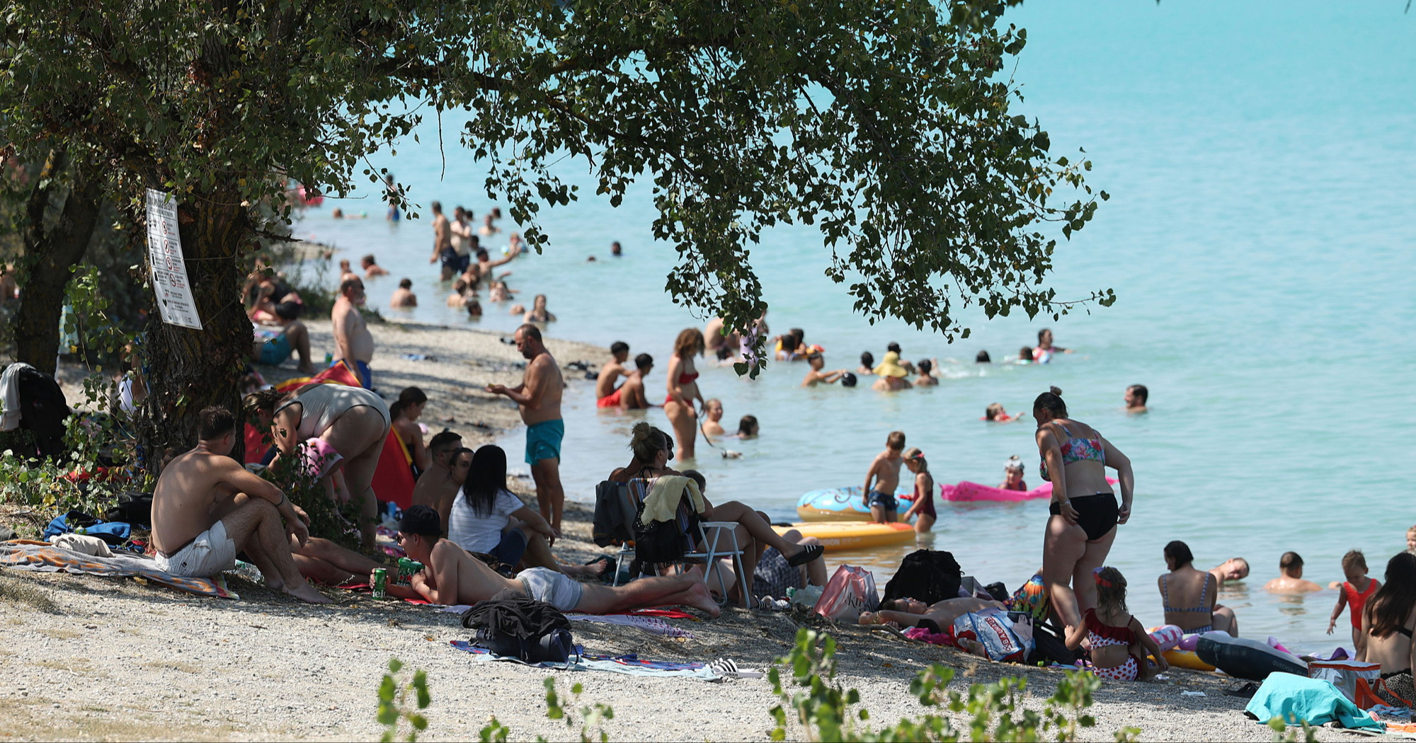 FOTO Kontinentalci spas od vrućina pronašli u jezeru Čiče
