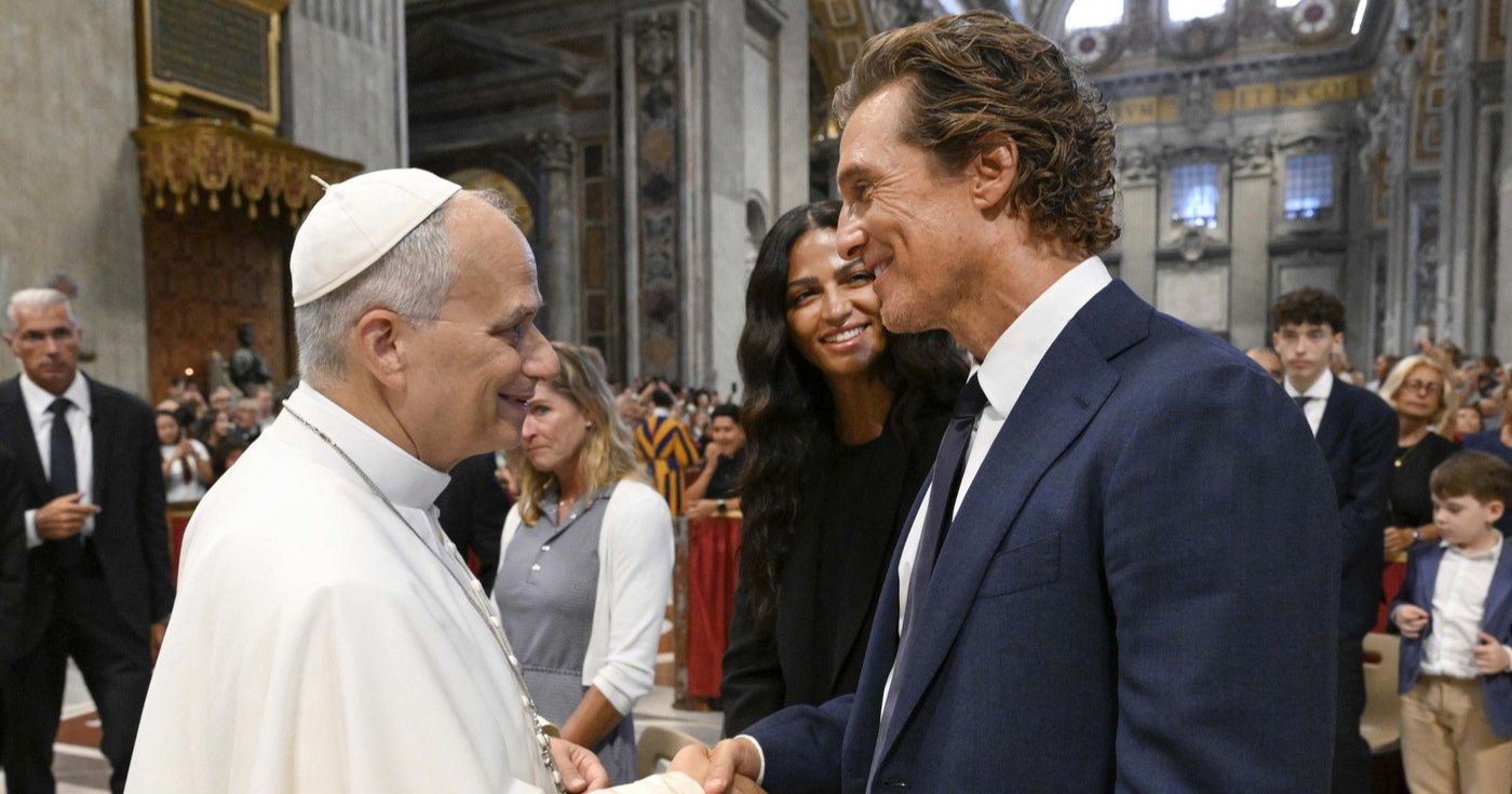 Matthew McConaughey i supruga Camila susreli se s papom Lavom u Vatikanu