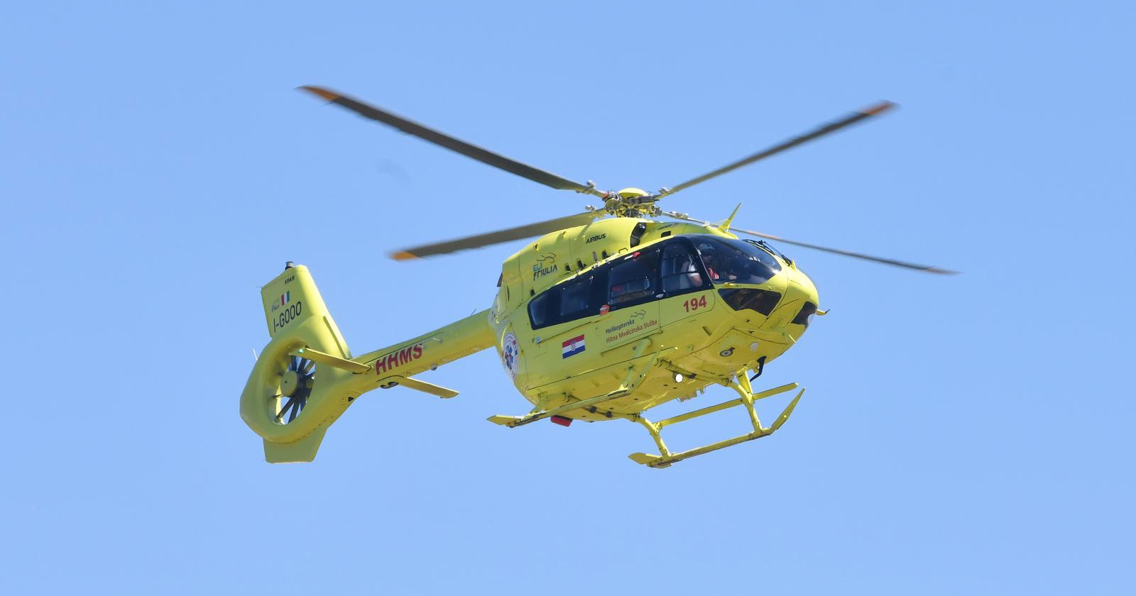 Helikopterska hitna imala 4368 intervencija, najviše ih je bilo iz Splita