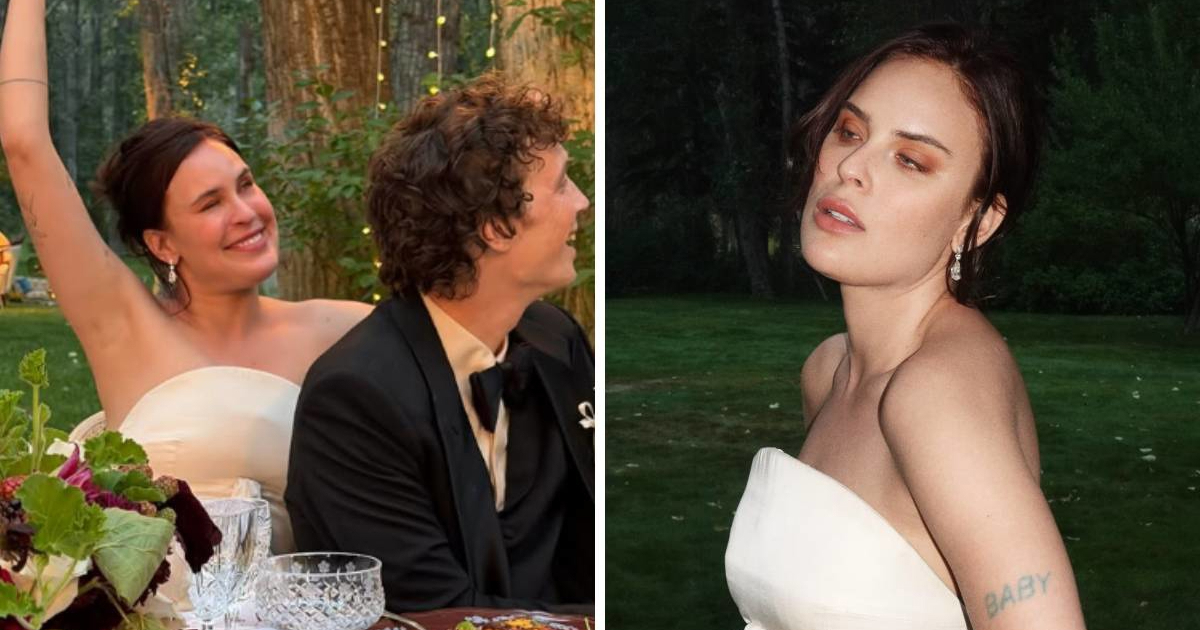 Objavljene su fotke s vjenčanja Tallulah Willis, nosila je Balenciaginu vjenčanicu