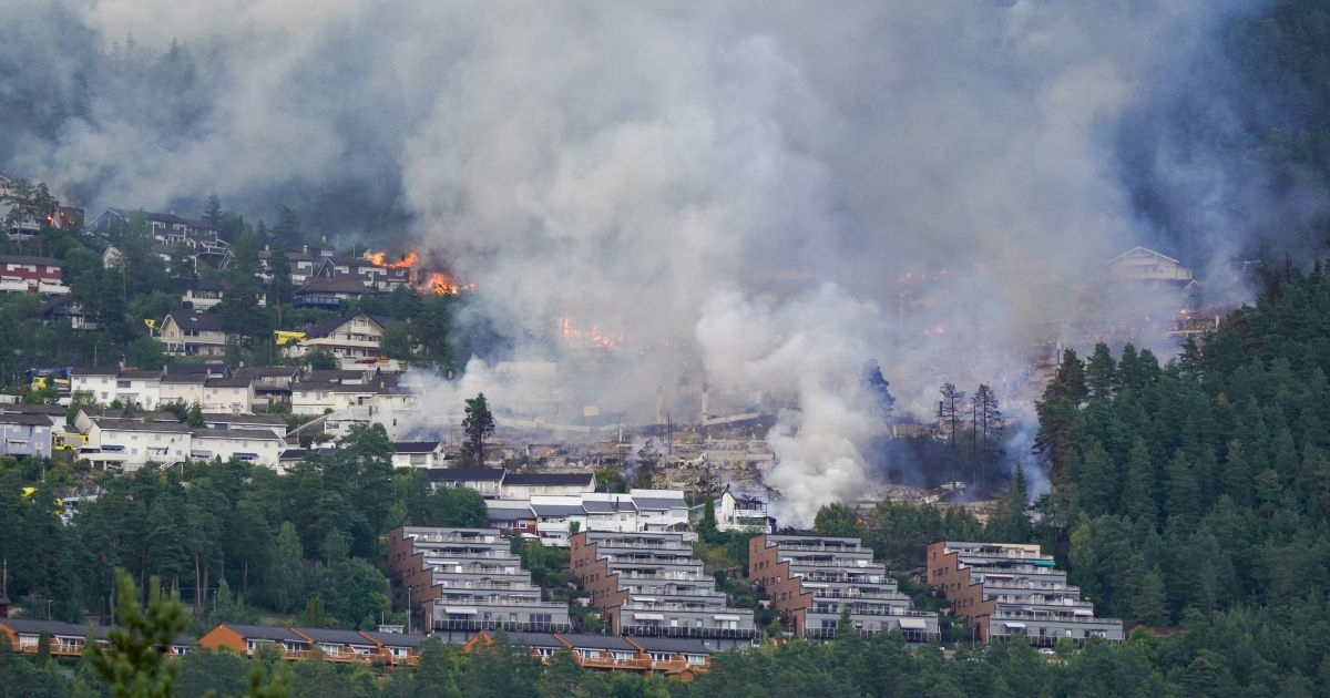 U požaru na jugu Norveške uništeno više od 50 kuća