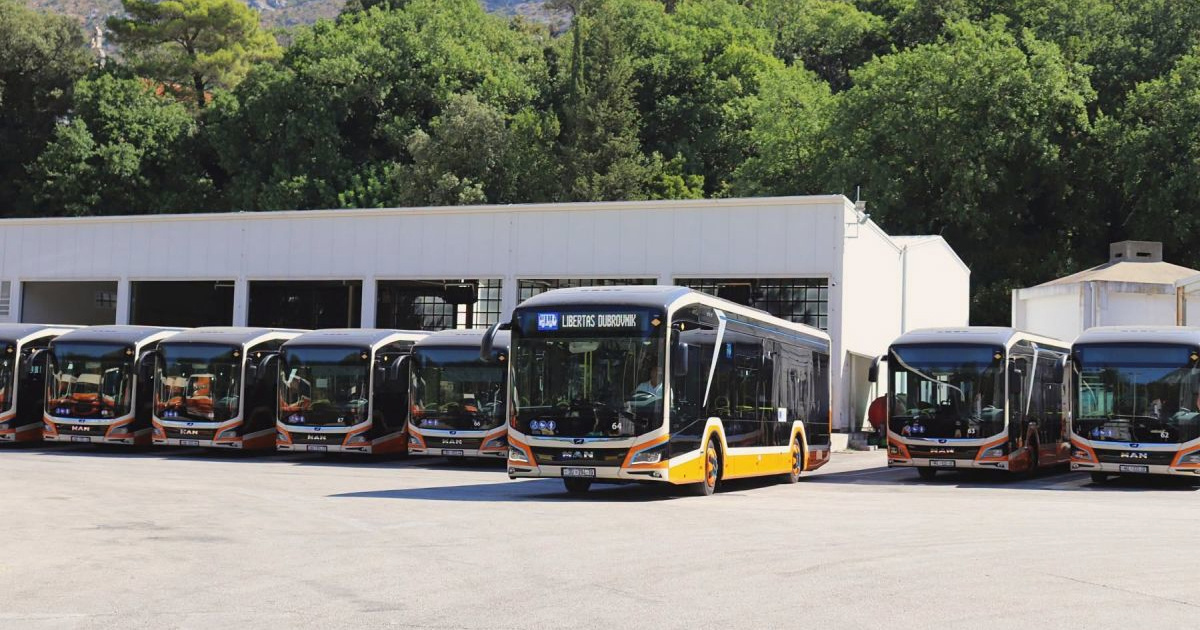 Dubrovnik dobio dvanaest novih električnih autobusa