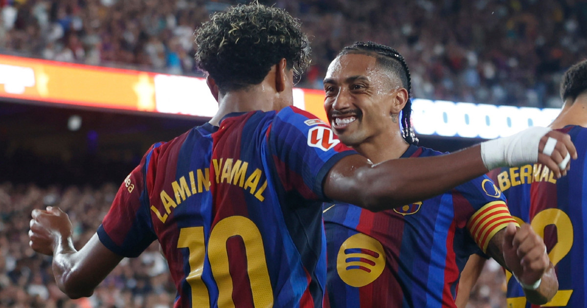 VIDEO Barcelona u golijadi pobijedila Rayo. Raphinha i Yamal zabili po dva