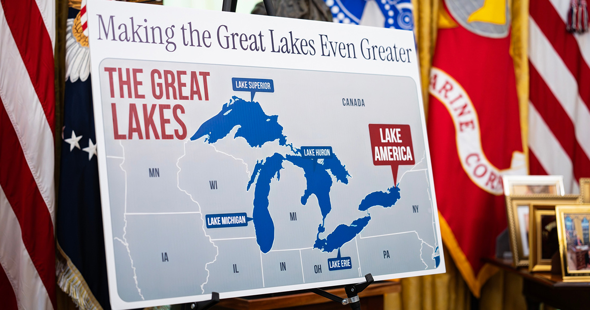 Trump se javio Appleu. Traži promjenu imena jezera Ontario na kartama