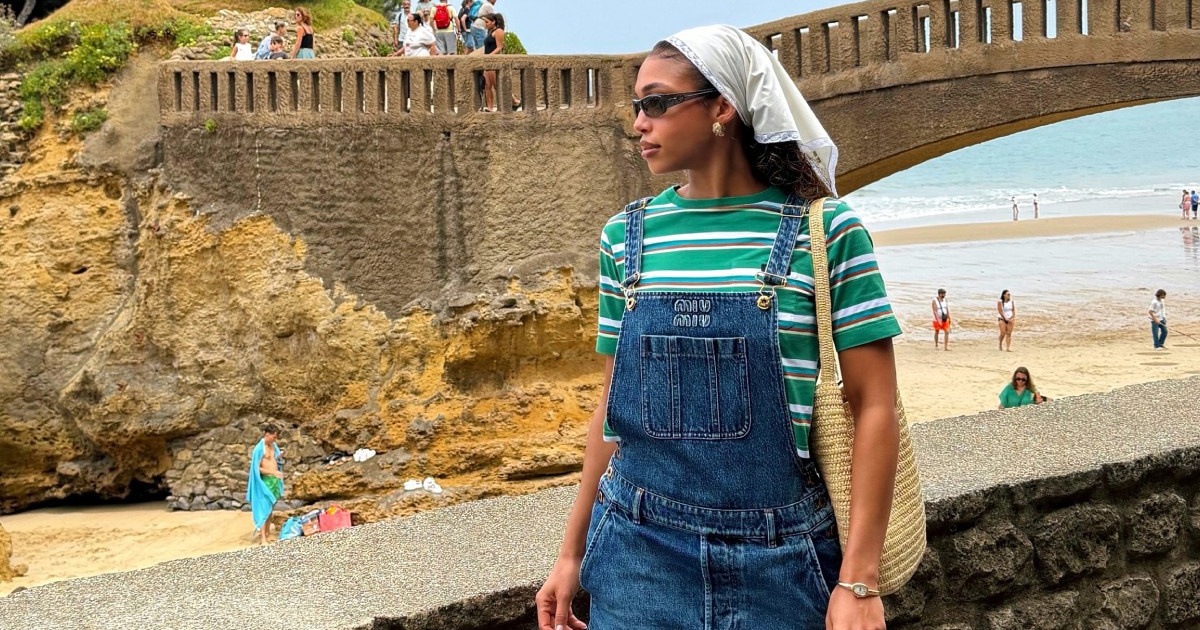 Lori Harvey pokazala kako prugastu majicu nositi na chic ljetni način