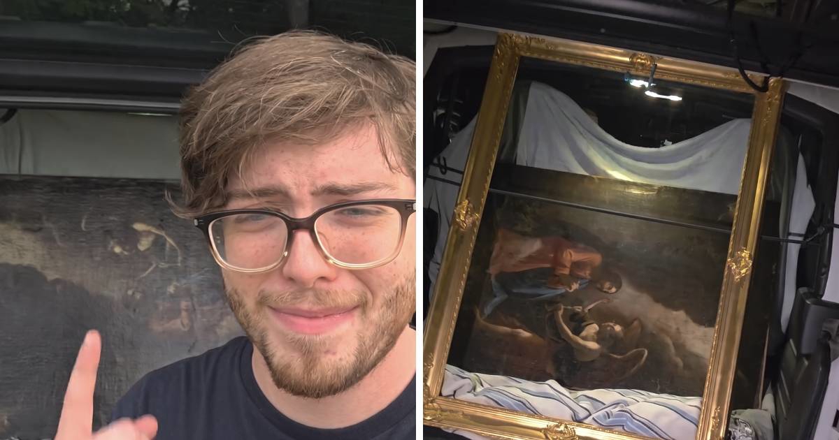 Kupio staru sliku na Facebooku, a onda shvatio da je na njoj nešto čudno