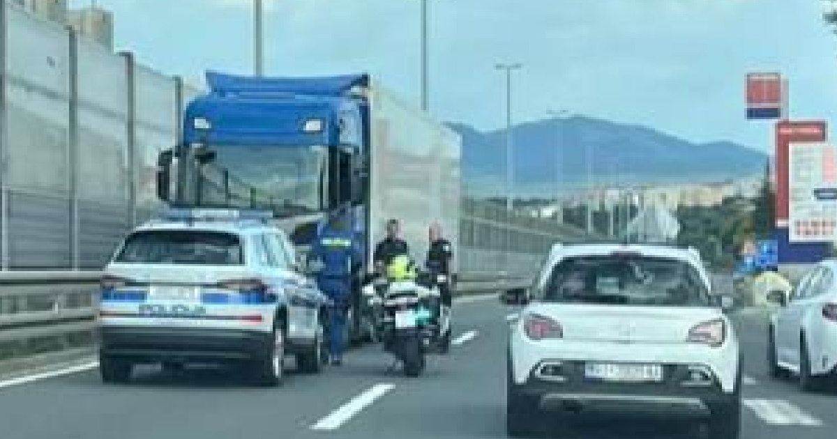 Rumunj vozio šleper u suprotnom smjeru na A7 u Rijeci. Opira