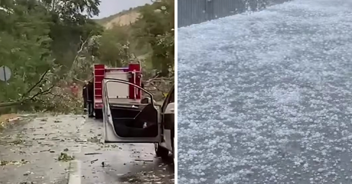 Snažno nevrijeme u BiH. Vjetar rušio stabla i nosio krovove, padala tuča