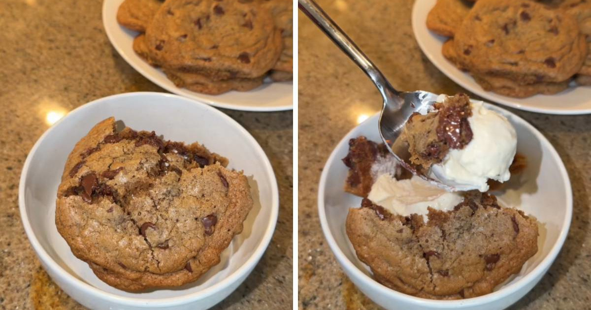 Vrući gigantski cookie sa sladoledom novi je viralni hit. Znamo kako ga napraviti