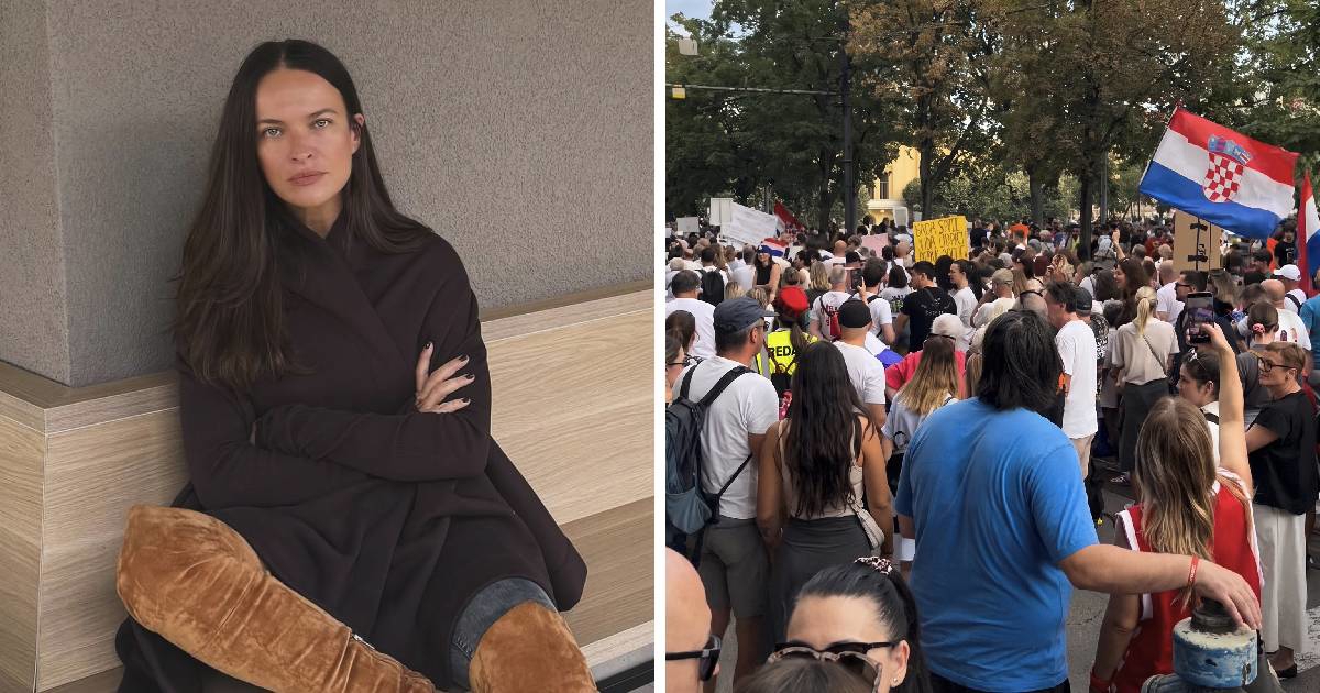 Ljupka Gojić Mikić stigla na prosvjed za Liku, pokazala atmosferu iz Zagreba