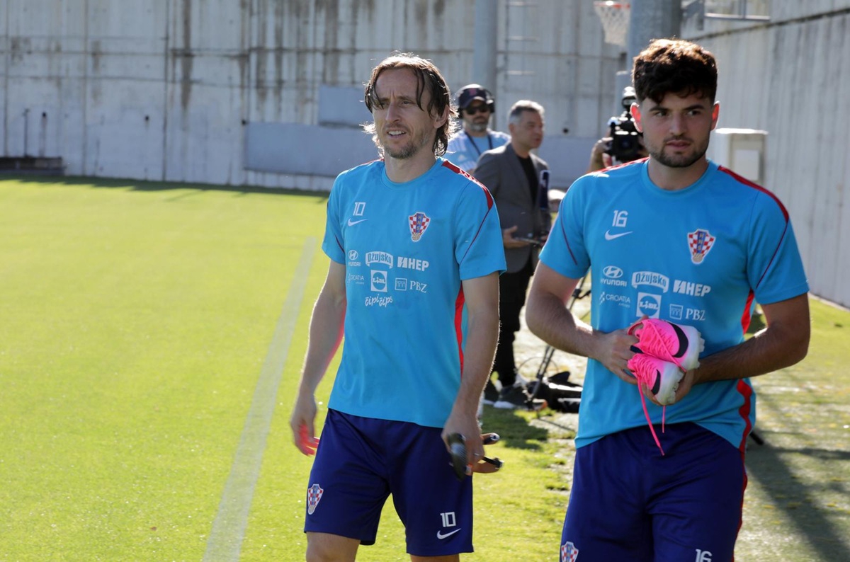 FOTO Modrić je danas trenirao bez maske