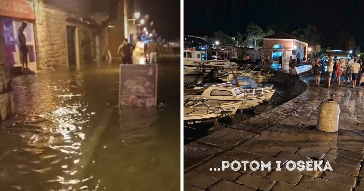 VIDEO Meteotsunami na Hvaru Turisti bježali, brodovi dirali samo dno